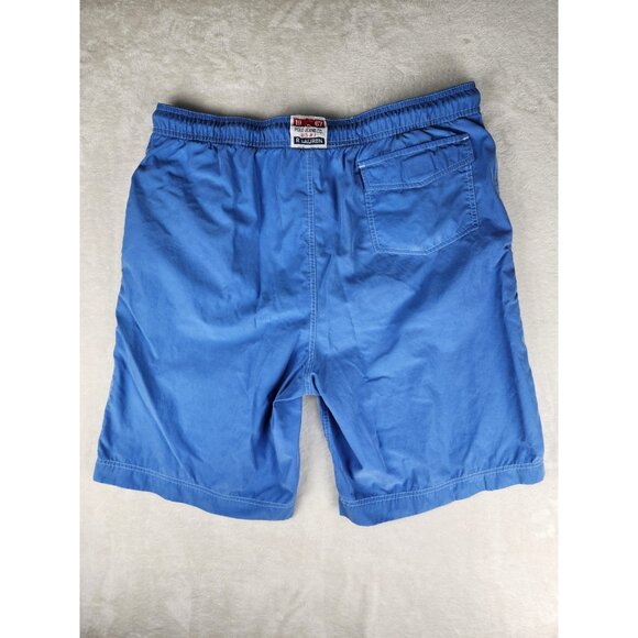 Vtg Polo Jeans Co. Swim Shorts Mens Blue Embroidered Logo Mesh Lining XL - Picture 7 of 11